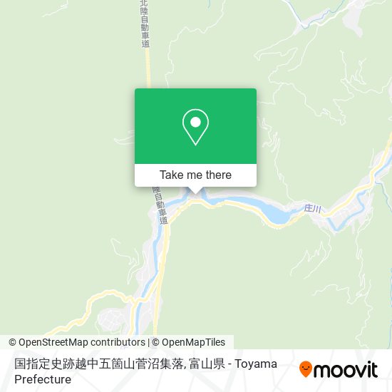 国指定史跡越中五箇山菅沼集落 map