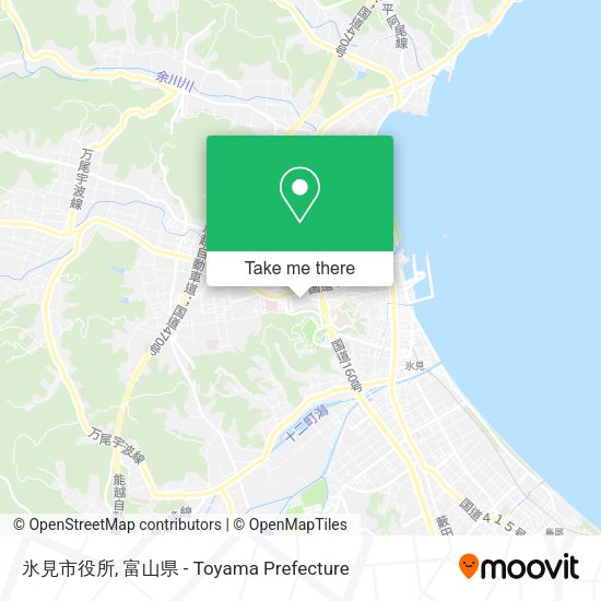 氷見市役所 map