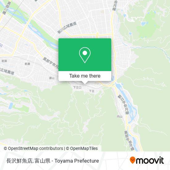 長沢鮮魚店 map