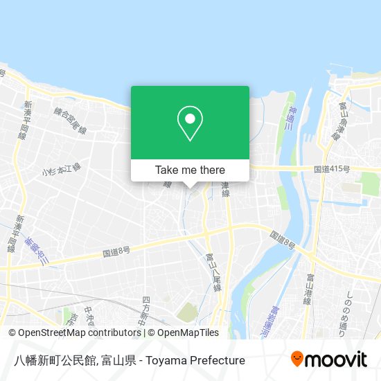 八幡新町公民館 map