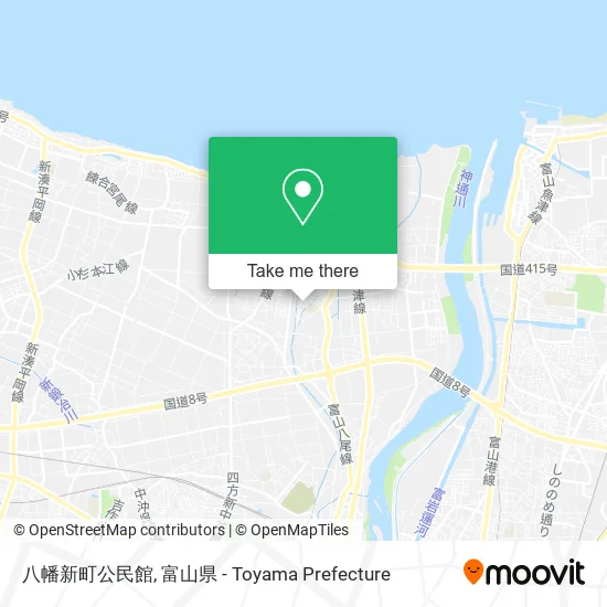 八幡新町公民館 map