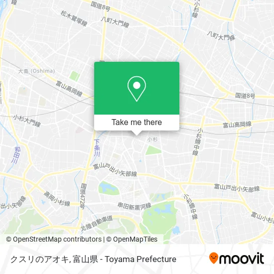 クスリのアオキ map