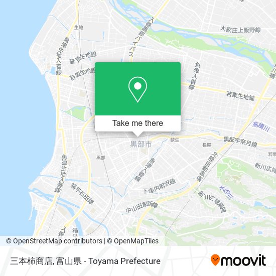 三本柿商店 map