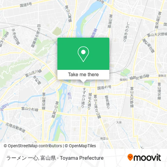 ラーメン 一心 map