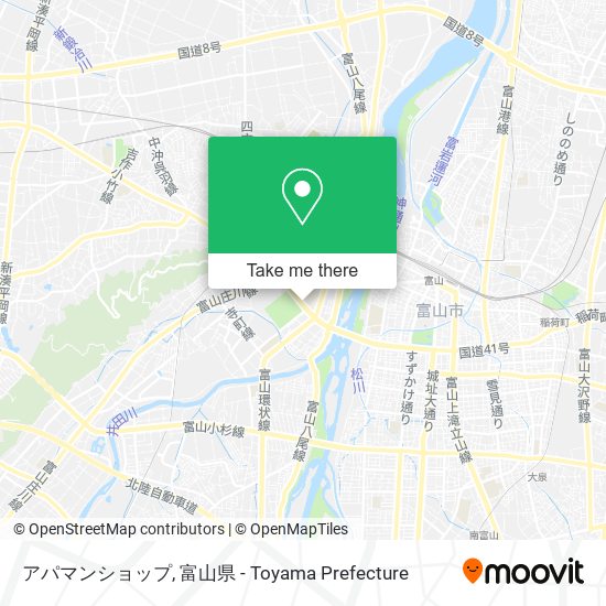 アパマンショップ map