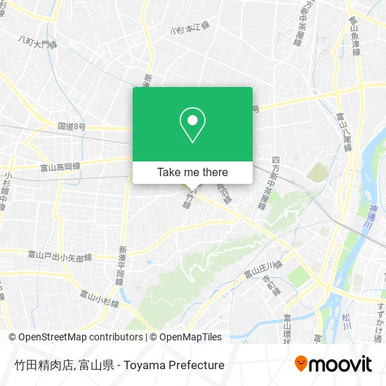 竹田精肉店 map