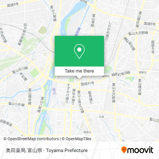奥田薬局 map