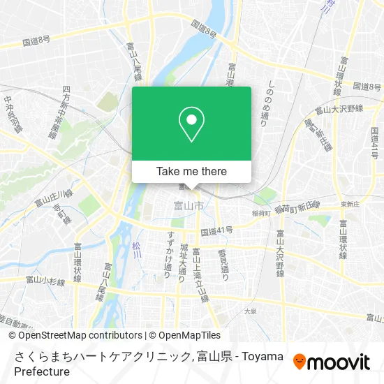 さくらまちハートケアクリニック map