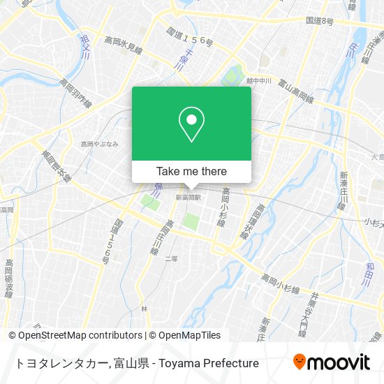 トヨタレンタカー map