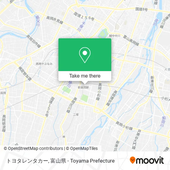 トヨタレンタカー map