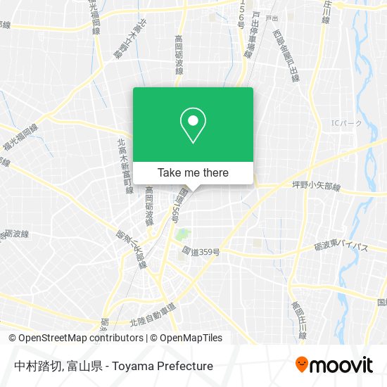中村踏切 map
