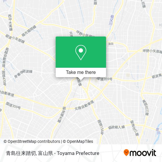 青島往来踏切 map
