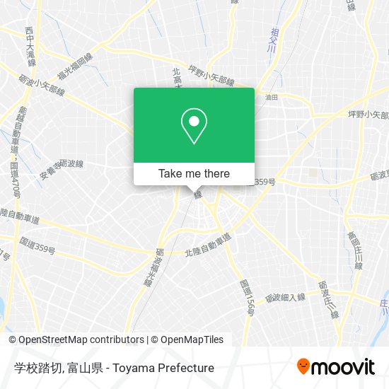学校踏切 map