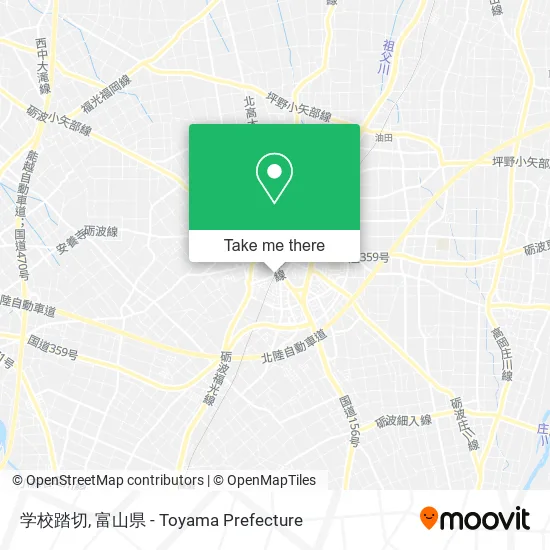 学校踏切 map