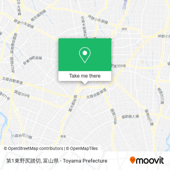 第1東野尻踏切 map