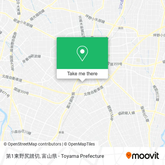 第1東野尻踏切 map