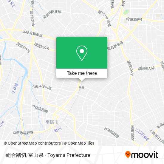 組合踏切 map