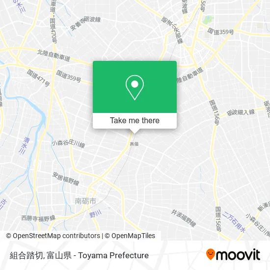 組合踏切 map