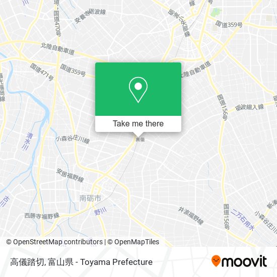 高儀踏切 map