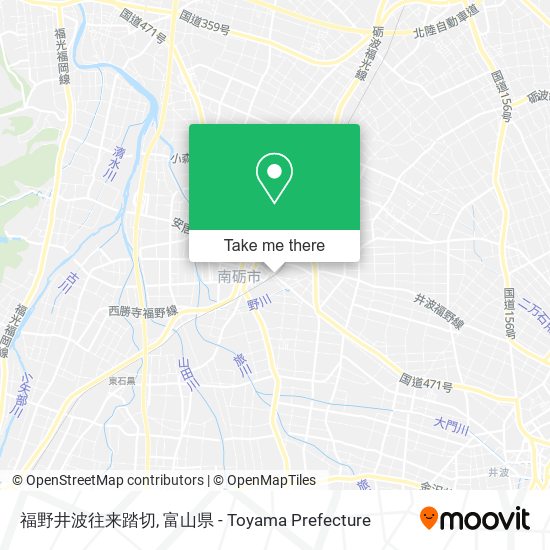 福野井波往来踏切 map