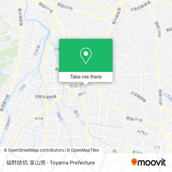 福野踏切 map