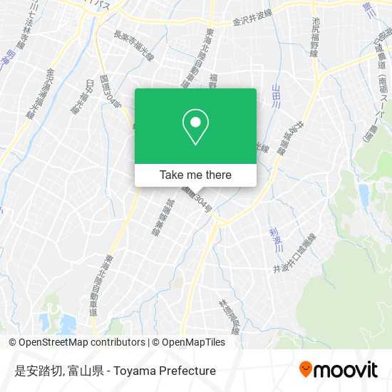 是安踏切 map