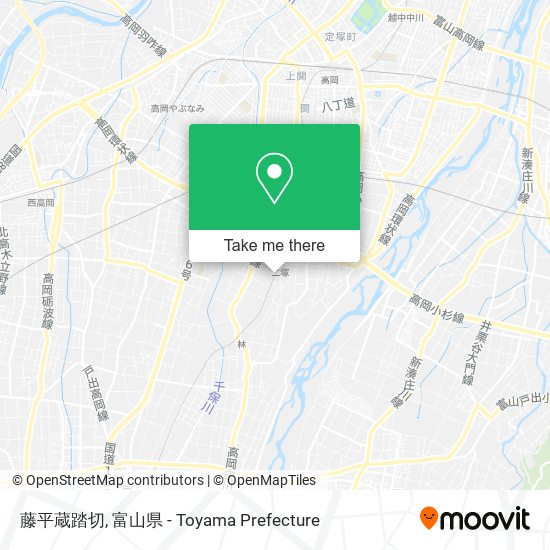 藤平蔵踏切 map
