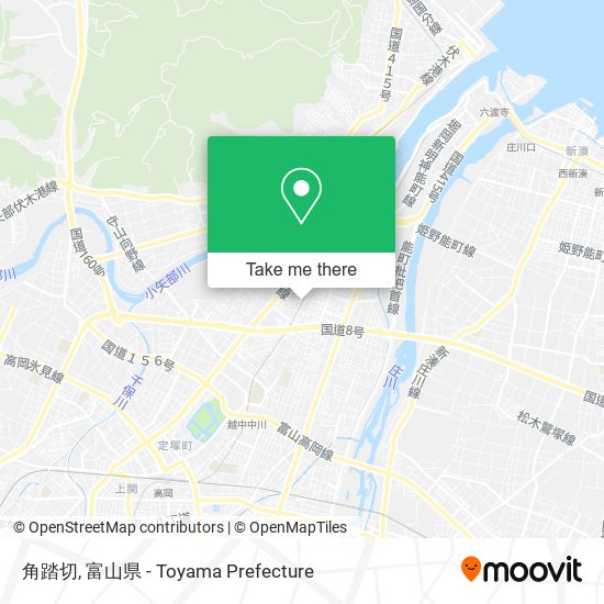 角踏切 map