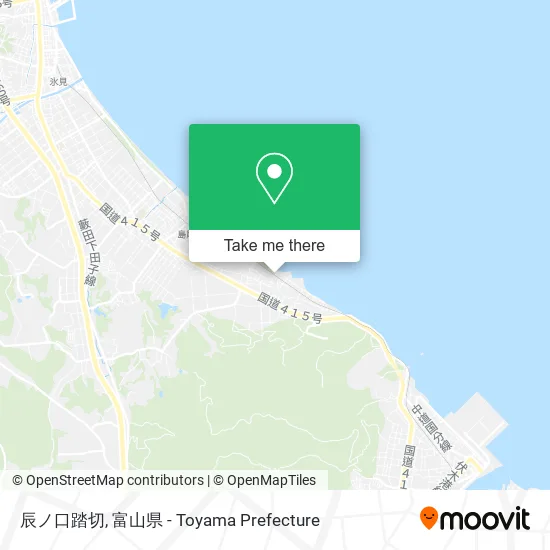 辰ノ口踏切 map