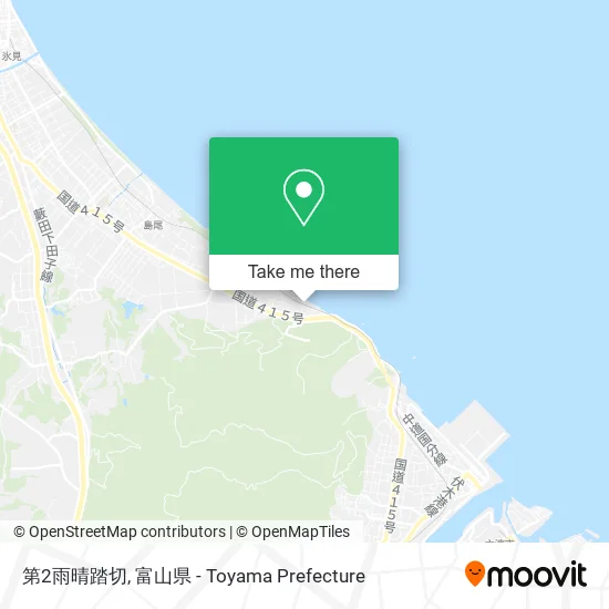 第2雨晴踏切 map