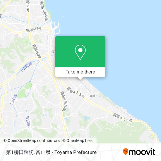 第1柳田踏切 map