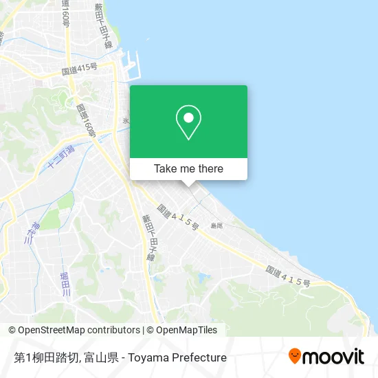 第1柳田踏切 map