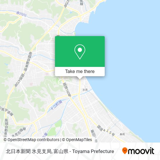 北日本新聞 氷見支局 map