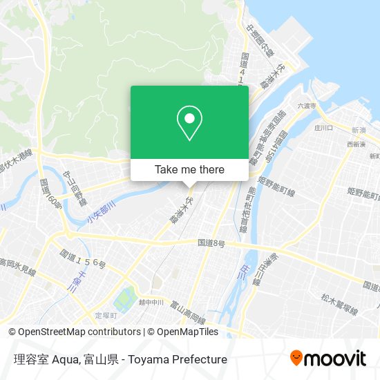 理容室 Aqua map
