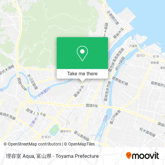 理容室 Aqua map
