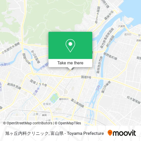 旭ヶ丘内科クリニック map