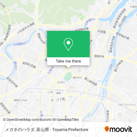 メガネのハラダ map