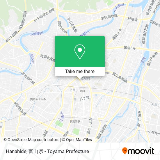 Hanahide map