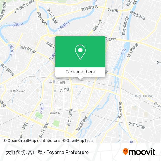 大野踏切 map