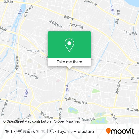第１小杉農道踏切 map