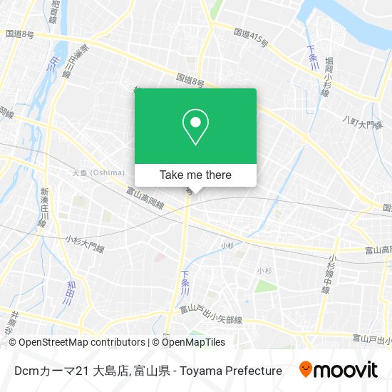 Dcmカーマ21 大島店 map