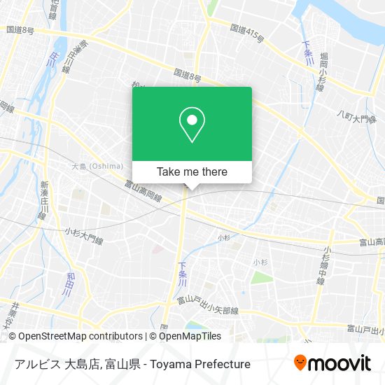 アルビス 大島店 map