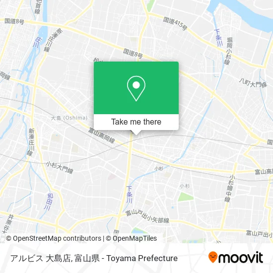 アルビス 大島店 map