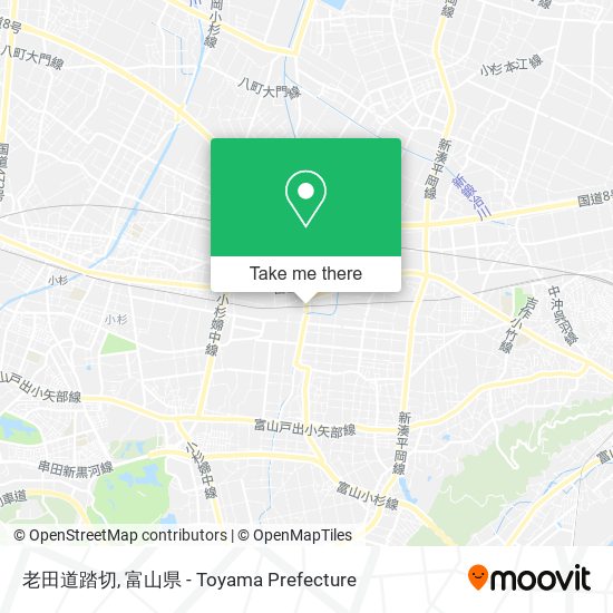 老田道踏切 map