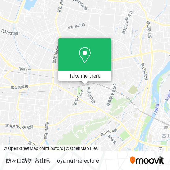 防ヶ口踏切 map