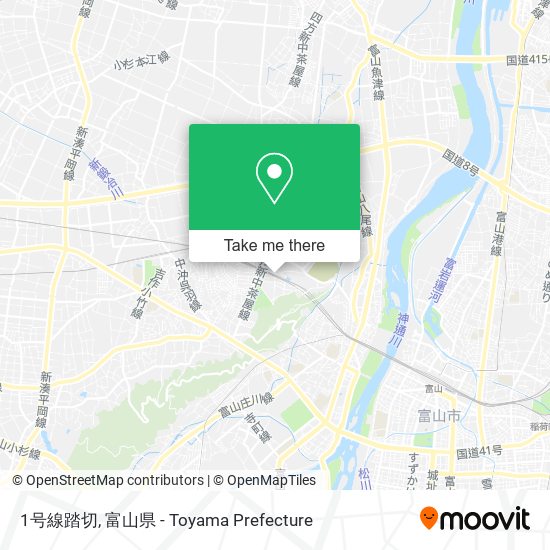 1号線踏切 map