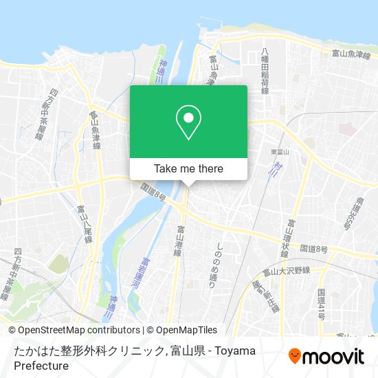 たかはた整形外科クリニック map