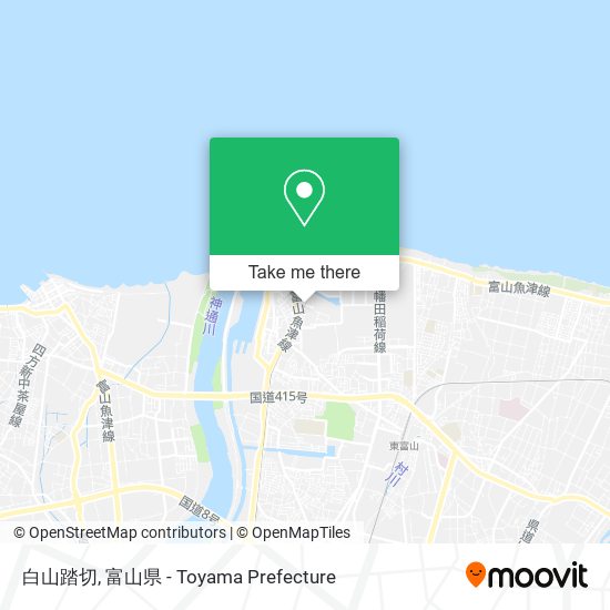 白山踏切 map