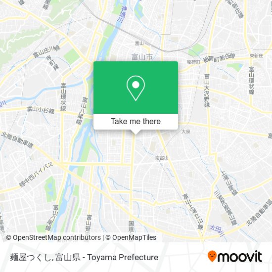 麺屋つくし map