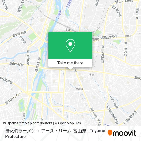 無化調ラーメン エアーストリーム map